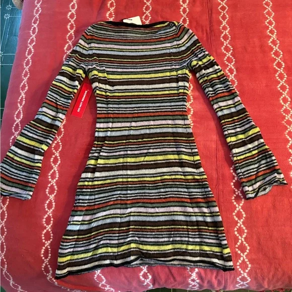 Réalisation Par The Olivia Knit Dress in Sunset Stripe NWT - Picture 6 of 7